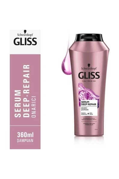 GLİSS Şampuan Serum Deep Repaır 360 ml Yeni ürün görseli 1