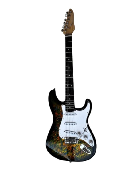 Rock Viper Night Flame SSS Elektro Gitar - Resim 2