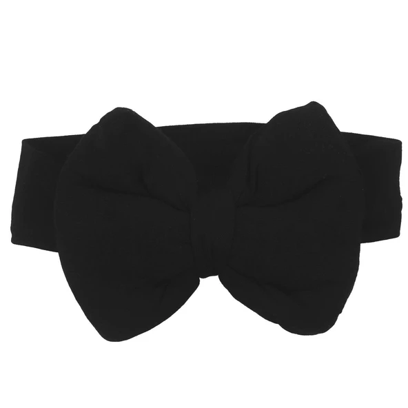 Kız Bebek Büyük Fiyonklu Siyah Bandana ürün görseli 1