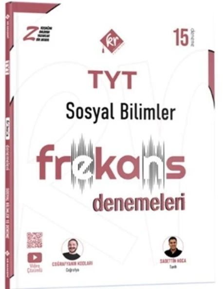 TYT Sosyal Bilimler 15 li Frekans Denemeleri KR Akademi ürün görseli 1