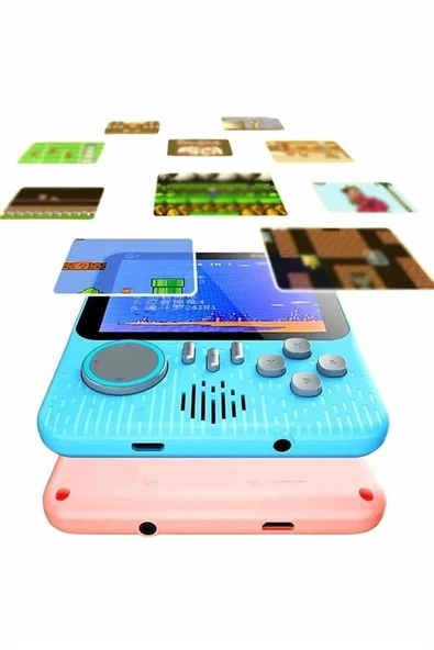 3.5 İnç Mini Atari Taşınabilir Oyun Konsolu 666 Adet Retro Oyun ürün görseli 1