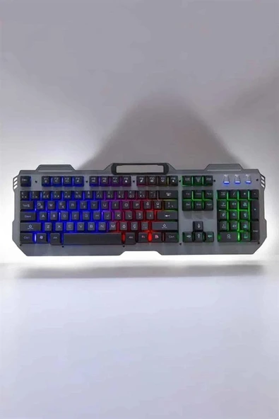 Klavyesi Q Klavye RGB Işıklı Mouse Hediyeli ürün görseli 1