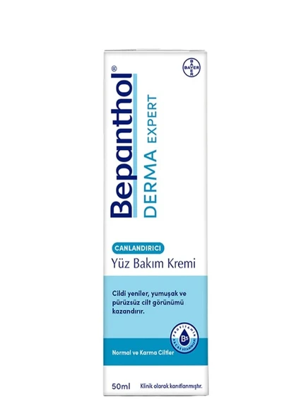 Bepanthol Derma Expert Canlandırıcı Yüz Bakım Kremi 50 ml ürün görseli 1