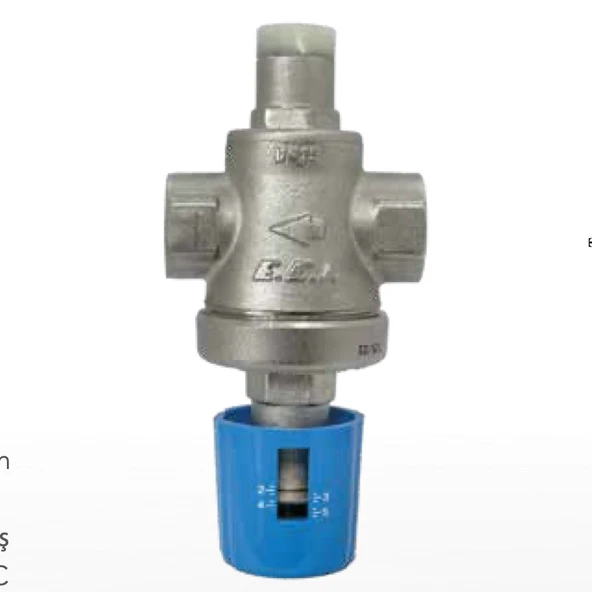E.C.A. 1/2 " Düşürücü Valf   Volanlı Tip Vida x İç Vida 602111099 ürün görseli 1