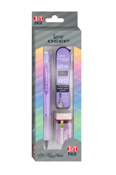Serve Deep 3lü Okul Seti ürün görseli 1
