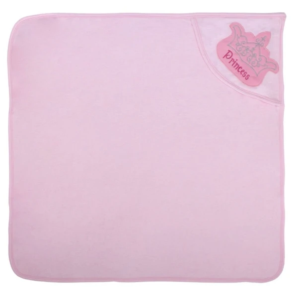 Pembe Princess Taçlı Havlu Lif Set - Resim 6