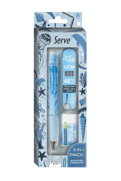 Serve Deep Doğa Serisi Okul Seti ürün görseli 1