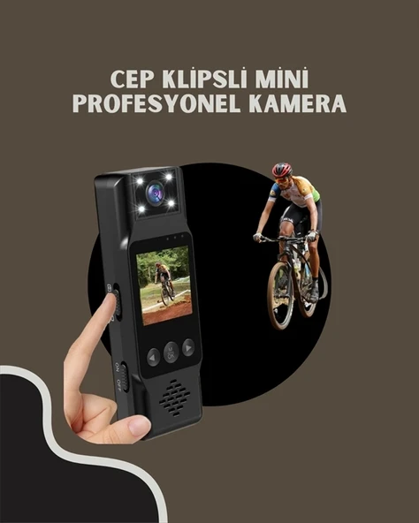 WiFi Özellikli Taşınabilir Kamera – 1.3” TFT Ekran, 3MP Fotoğraf, 128GB Kart Desteği ürün görseli 1