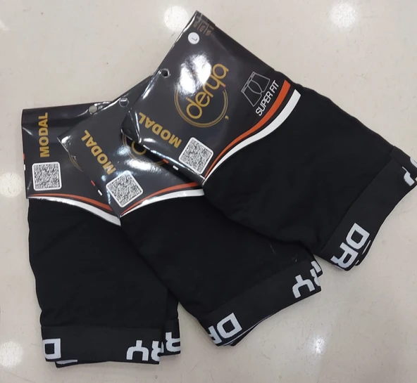 DERYA ERKEK MODAL SÜPER FİT KEMERLİ BOXER 3 ADET ürün görseli 1