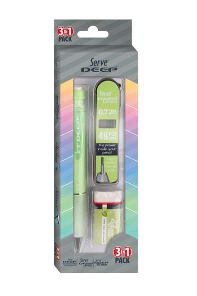 Serve Deep 3lü Okul Seti ürün görseli 1