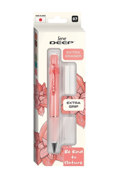 Deep Versatil Kalem 07mm- Toprak Tonları - Yedekli Set (Grip ve Silgi) ürün görseli 1