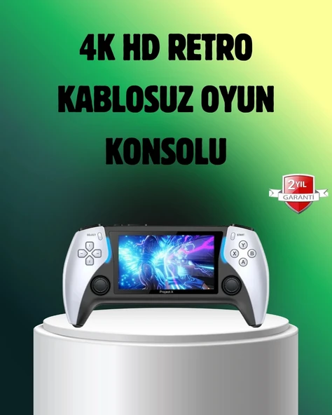 Şarjlı 4 Saat Oyun Süreli TV Bağlantılı Retro Oyun Konsolu ürün görseli 1