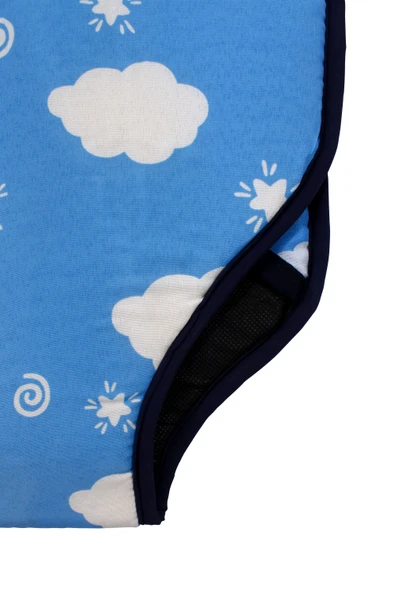 Mavi Beyaz Bulutlu Hoppala Salıncak - Resim 7