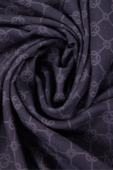 Elegance Monogram Polyester Şal - 1090100 - Resim 4