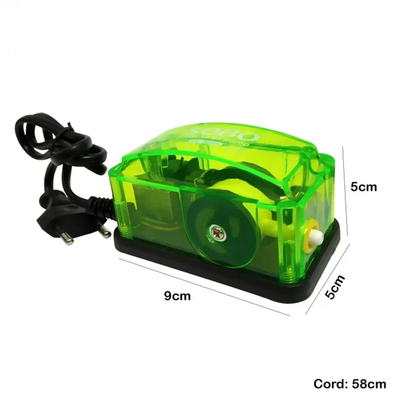 Sobo Tek Çıkışlı  Hava Motoru SB-222A - Resim 3