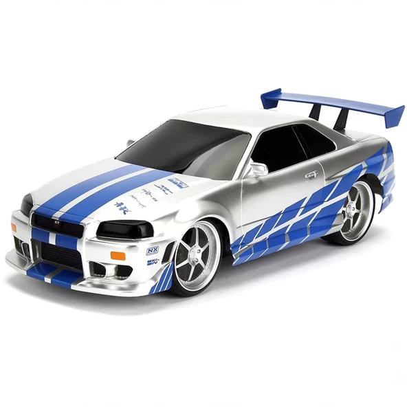 1:16 Fast & Furious Kumandalı Brian's Nissan Skyline GT-R Turbo Araba ürün görseli 1
