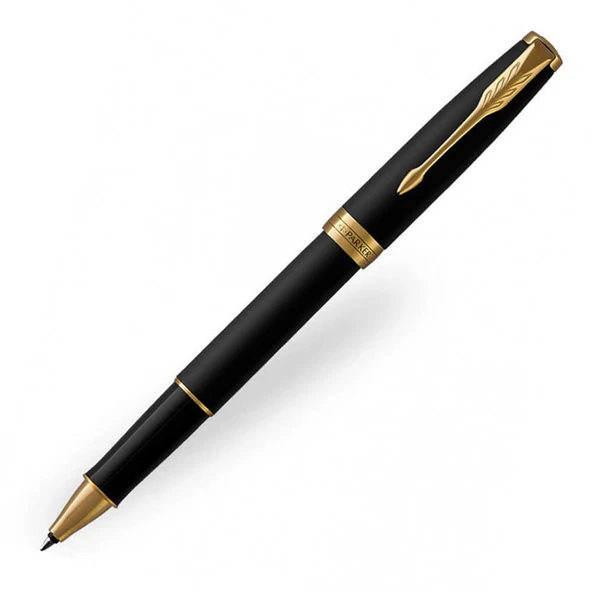 Parker Sonnet GT Roller Kalem, Mavi Mürekkepi Mat Siyah / ürün görseli 1