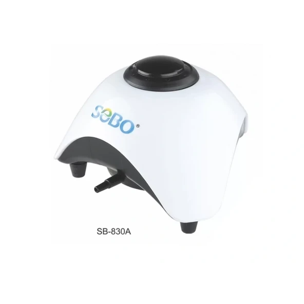 Sobo Sessiz Ayarlanabilir Tek Çıkışlı Üçgen Akvaryum Hava Motoru SB-830A ürün görseli 1