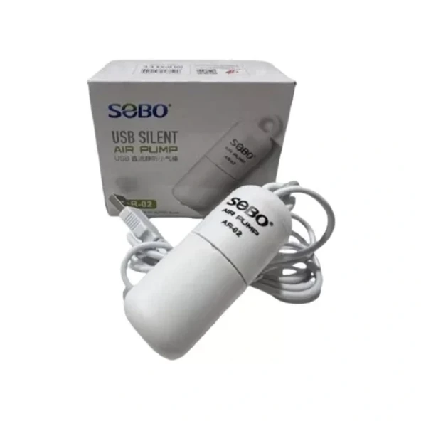 Sobo Usb Girişli Tek Çıkışlı Mini Akvaryum Hava Motoru AR-02 ürün görseli 1