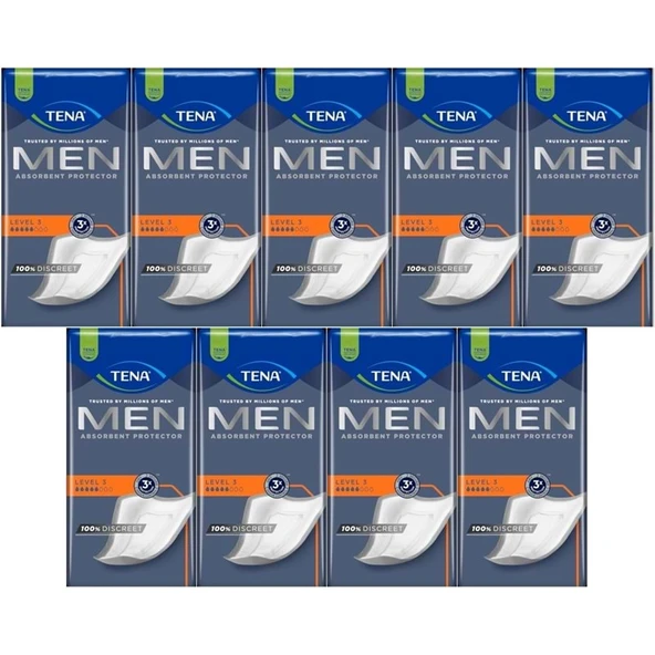 Tena Men Emici Koruma Level 3 Erkek Mesane Pedi 144 Adet ürün görseli 1