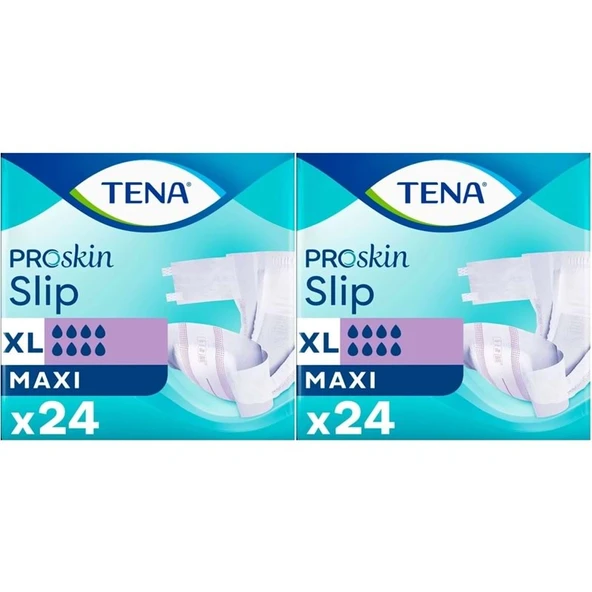 Tena Proskin Slip Maxi Bel Bantlı Yetişkin Bezi XL - Ekstra Large - Extra Large 48 Adet ürün görseli 1