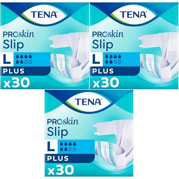 Tena Proskin Slip Plus Bel Bantlı Yetişkin Bezi L - Büyük - Large 90 Adet ürün görseli 1