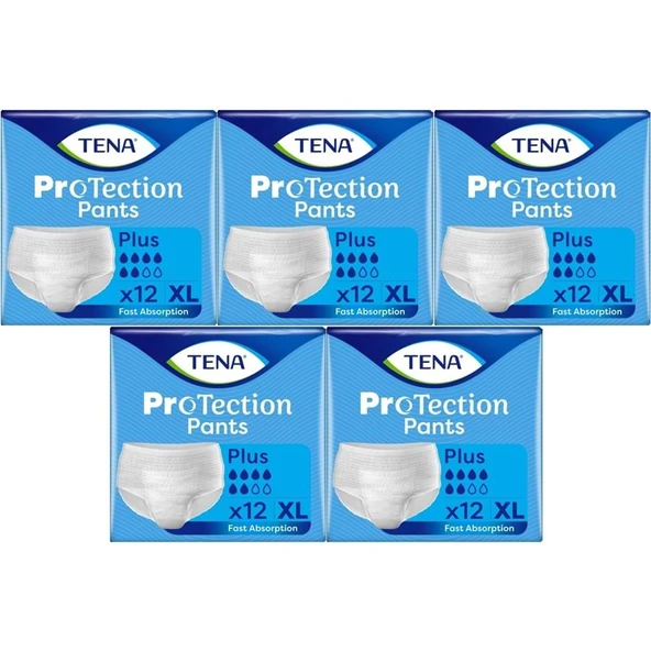 Tena ProTection Pants Plus Emici Külot Yetişkin Bezi XL - Ekstra Büyük - Extra Large 60 Adet ürün görseli 1