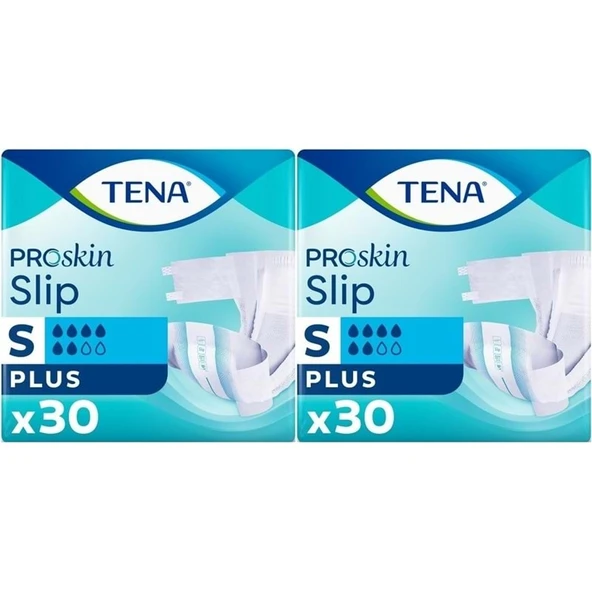 Tena Proskin Slip Plus Bel Bantlı Yetişkin Bezi S - Küçük - Small 60 Adet ürün görseli 1