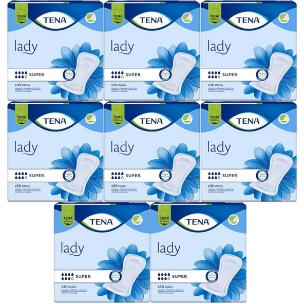 Tena Lady Süper Kadın Mesane Pedi 240 Adet ürün görseli 1