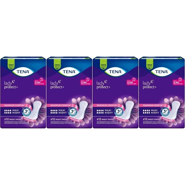 Tena Lady Protect Mesane Pedi Maxi Night Geceye Özel 48 Adet ürün görseli 1