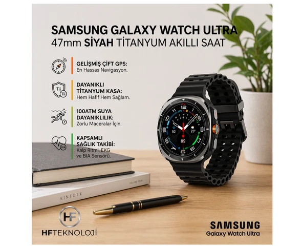 Samsung Galaxy Watch Ultra 47mm Titanyum Akıllı Saat ürün görseli 1