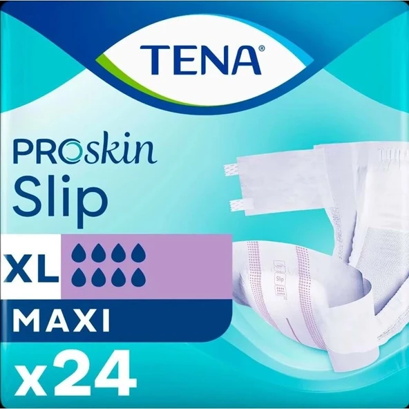 Tena Proskin Slip Maxi Bel Bantlı Yetişkin Bezi XL - Ekstra Large - Extra Large 24 Adet ürün görseli 1