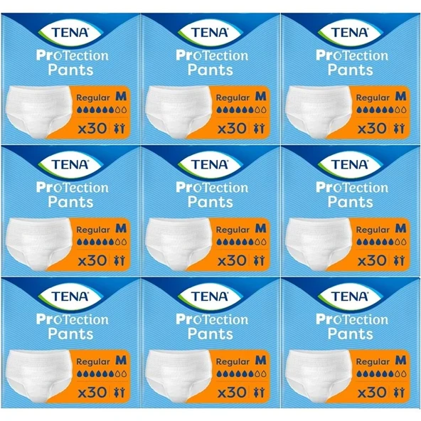Tena ProTection Pants Regular Emici Külot Yetişkin Bezi M - Orta - Medium 270 Adet ürün görseli 1