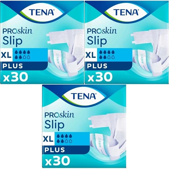 Tena Proskin Slip Plus Bel Bantlı Yetişkin Bezi XL - Ekstra Büyük - Extra Large 90 Adet ürün görseli 1