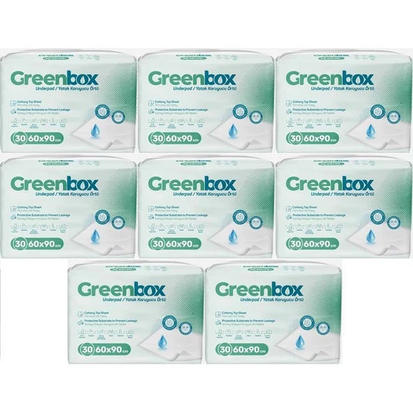 Greenbox Yetişkin Yatak Koruyucu Alt Açma Örtü 60x90 CM Adet 240 Adet ürün görseli 1
