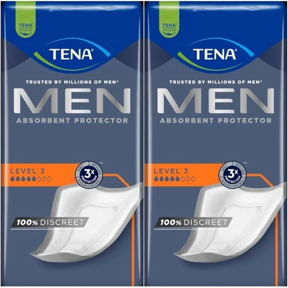 Tena Men Emici Koruma Level 3 Erkek Mesane Pedi 32 Adet ürün görseli 1