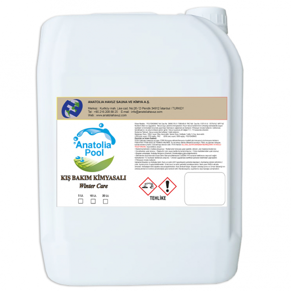 Anatolia Pool Havuz Kış Bakım Kimyasalı 5 Lt (Winter Care) ürün görseli 1
