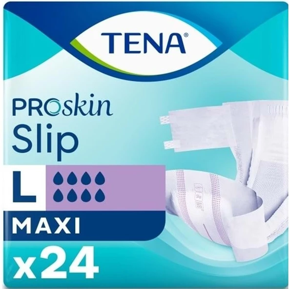 Tena Proskin Slip Maxi Bel Bantlı Yetişkin Bezi L - Büyük - Large 24 Adet ürün görseli 1