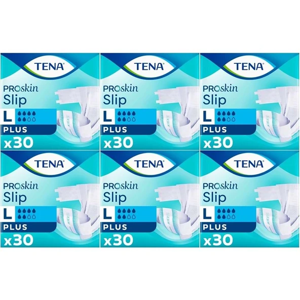Tena Proskin Slip Plus Bel Bantlı Yetişkin Bezi L - Büyük - Large  180 Adet ürün görseli 1