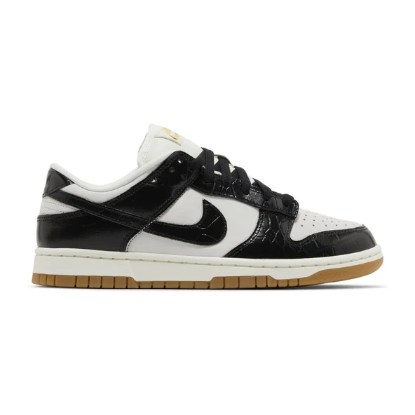 Nike Dunk Low LX Black Croc ürün görseli 1