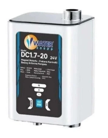 Water Sound Sessiz Daire Içi Hidrofor, Güneş Enerjisi, Şebeke Basınç Artırıcı Otomatik Pompa 2 Bar 26 Lt/dk - Dc1.7-20 ürün görseli 1