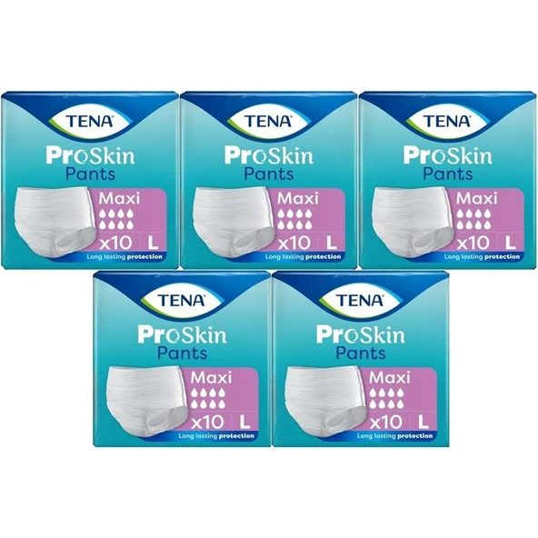 Tena Proskin Pants Maxi Emici Külot Yetişkin Bezi L - Büyük - Large 50 Adet ürün görseli 1