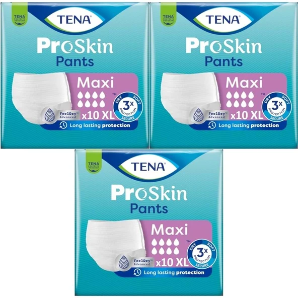 Tena Proskin Pants Maxi Emici Külot Yetişkin Bezi XL - Ekstra Large - Extra Large 30 Adet ürün görseli 1