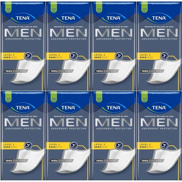 Tena Men Emici Koruma Level 2 Erkek Mesane Pedi 160 Adet ürün görseli 1