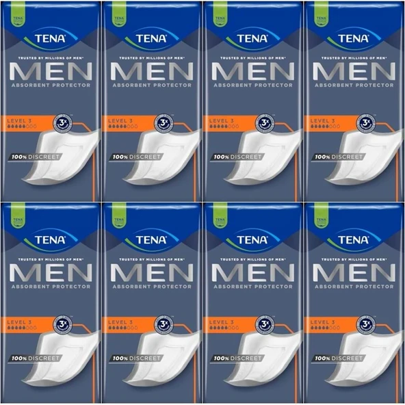 Tena Men Emici Koruma Level 3 Erkek Mesane Pedi 128 Adet ürün görseli 1