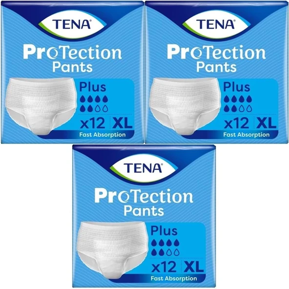 Tena ProTection Pants Plus Emici Külot Yetişkin Bezi XL - Ekstra Büyük - Extra Large 36 Adet ürün görseli 1