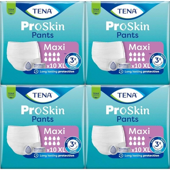 Tena Proskin Pants Maxi Emici Külot Yetişkin Bezi XL - Ekstra Large - Extra Large 40 Adet ürün görseli 1