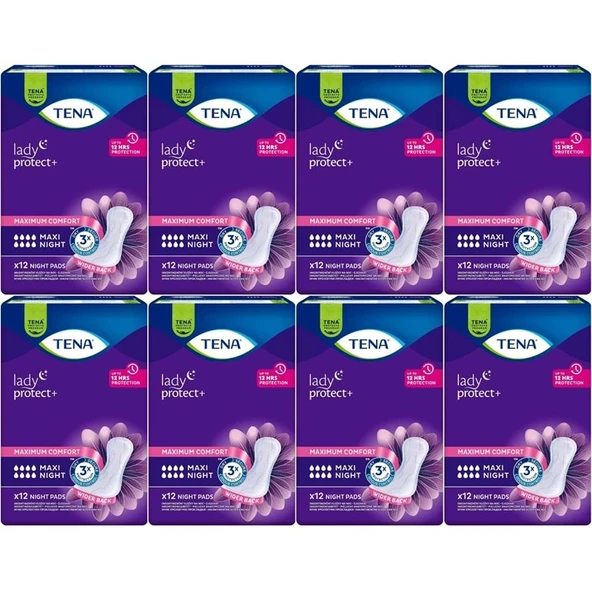 Tena Lady Protect Mesane Pedi Maxi Night Geceye Özel 96 Adet ürün görseli 1