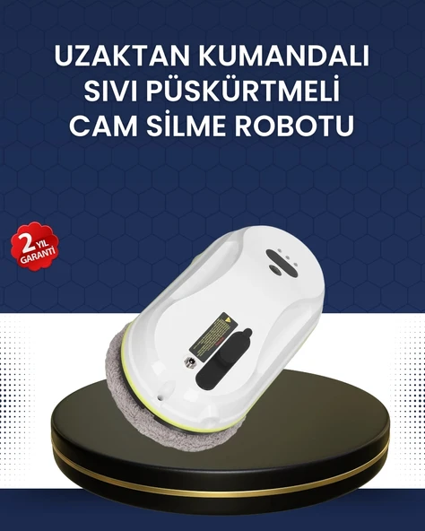 Çift Diskli Güvenli Otomatik Cam Silme Robotu ürün görseli 1