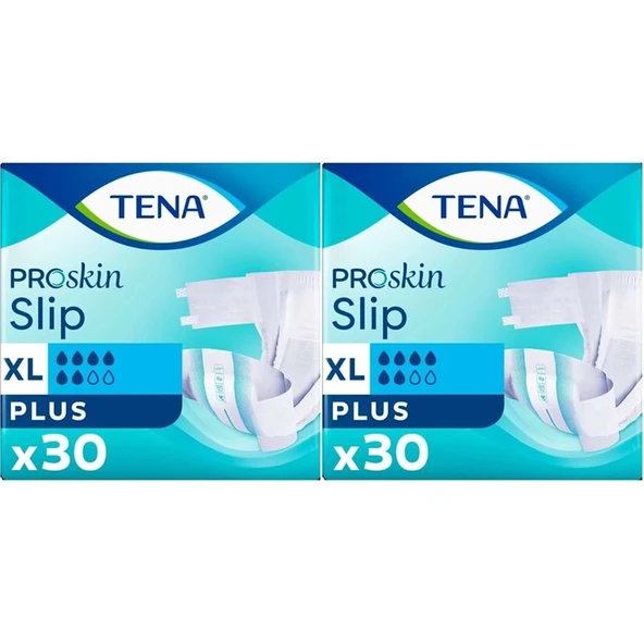 Tena Proskin Slip Plus Bel Bantlı Yetişkin Bezi XL - Ekstra Büyük - Extra Large 60 Adet ürün görseli 1